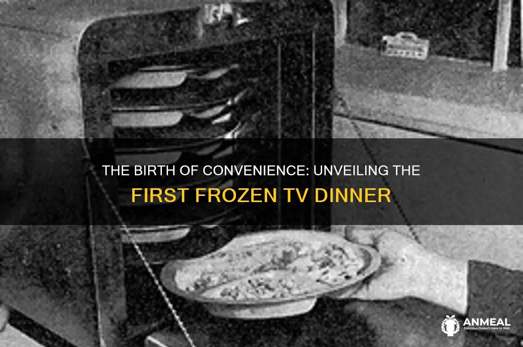 what was the first frozen tv dinner