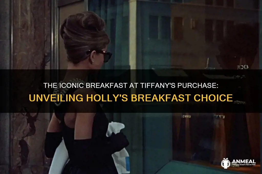 what was the item bought in breakfast at tiffany