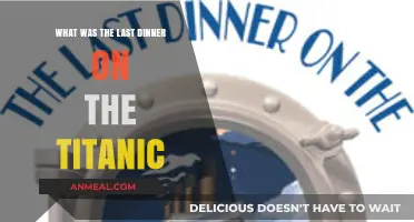 The Titanic's Final Feast: Uncovering the Last Dinner Menu
