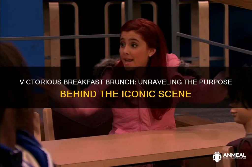 what was the point of the breakfast brunch victorious