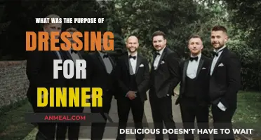 The Purpose of Dressing for Dinner: A Historical Perspective