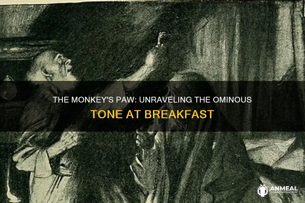 what was the tone at breakfast in the monkey