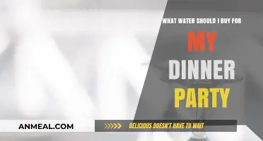Choosing the Perfect Water for Your Elegant Dinner Party