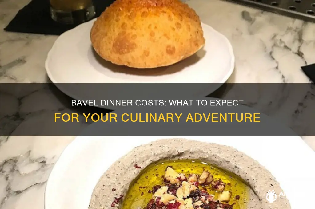 what will i pay for dinner at bavel