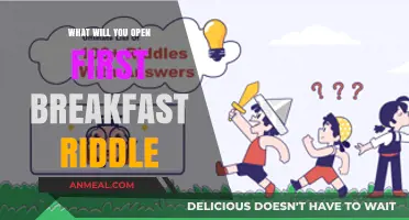 Breakfast Riddle: Unlocking the First Bite – What Will You Open?