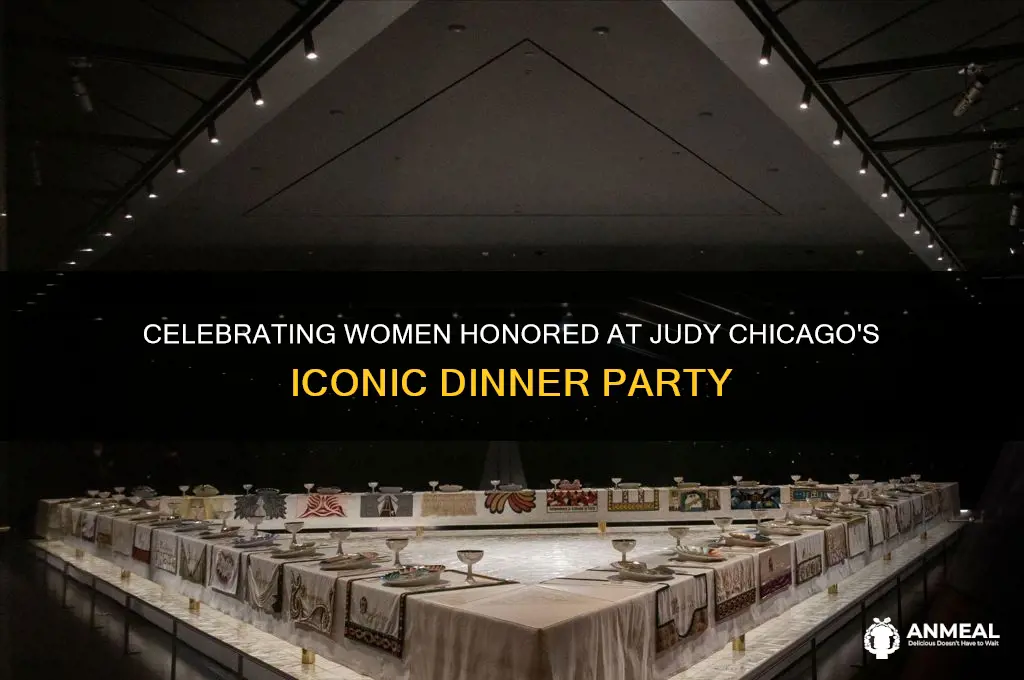 what women have a spot at judy chicago