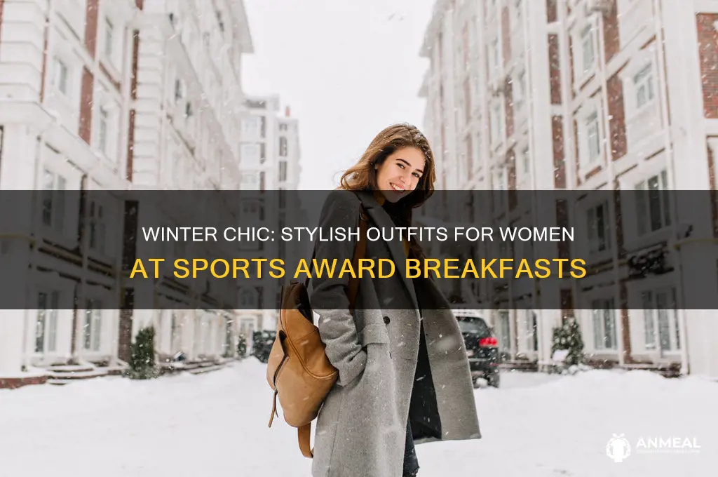 what women wear to a winter sports award breakfast