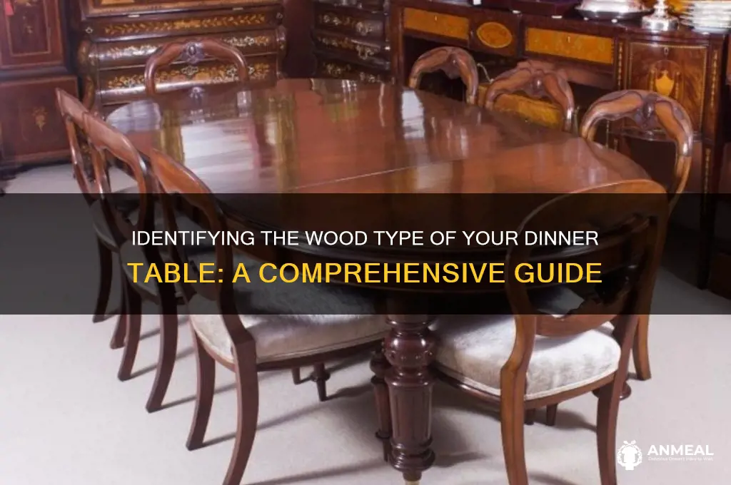 what wood is my dinner table made of