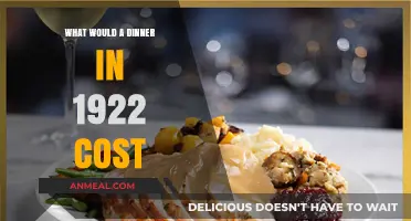 Dining in 1922: Uncovering the Cost of a Vintage Meal