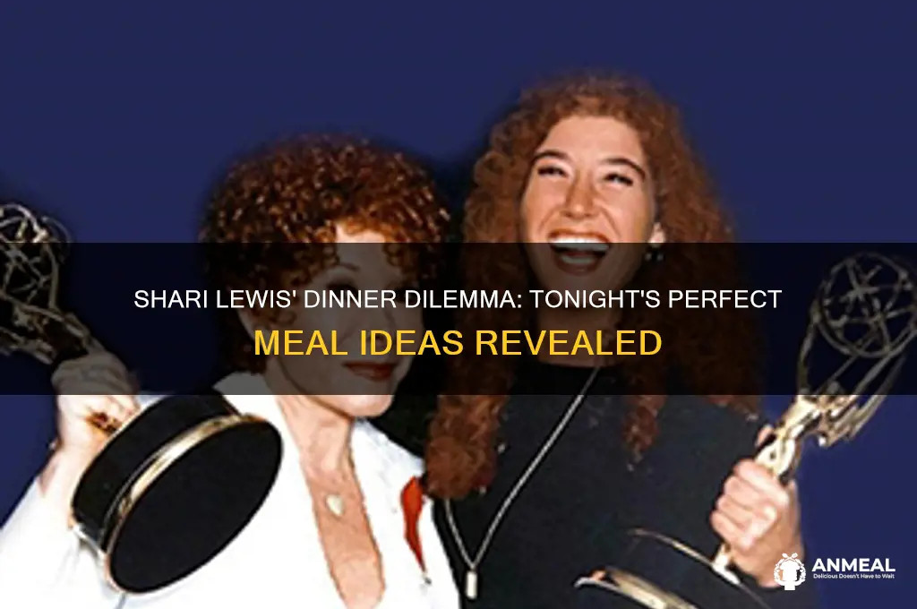 what would you like for dinner tonight shari lewis