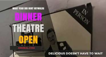 Burt Reynolds Dinner Theatre: A Look at Its Opening Year