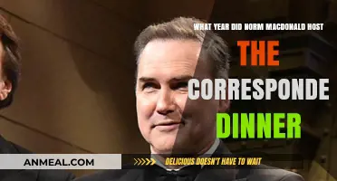 Norm Macdonald's Memorable Year Hosting the Correspondents' Dinner