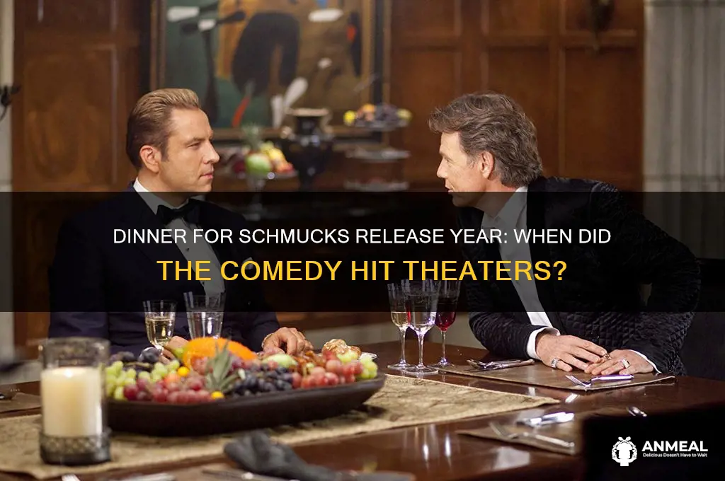 what year dinner for schmucks come out