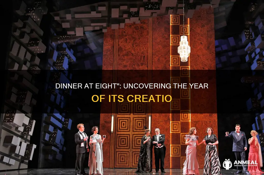 what year was dinner at eight made