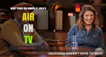 Dinner at Julia's: Uncovering the Show's TV Broadcast Years
