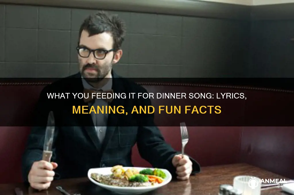 what you feeding it for dinner song