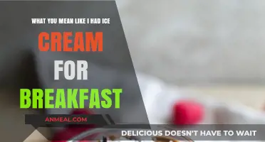 Ice Cream for Breakfast: Embracing the Sweet Start to My Day