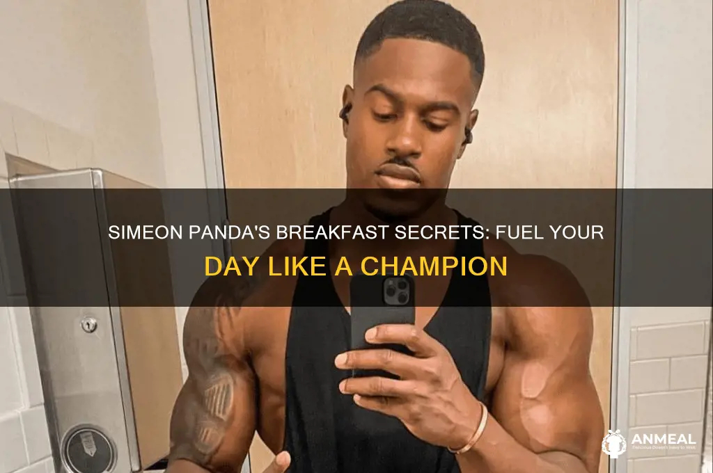 what you should be eathing for breakfast simeon panda