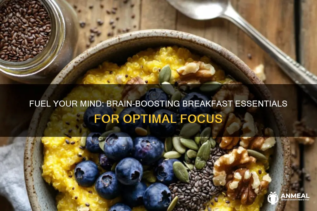 what your brain wants for breakfast