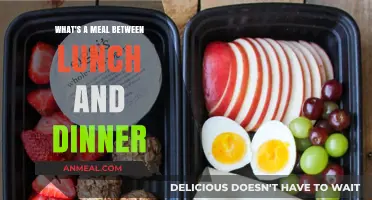 The Perfect Snack: Exploring the Meal Between Lunch and Dinner