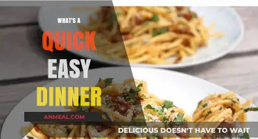 Quick Easy Dinner Ideas: Simple Meals for Busy Weeknights