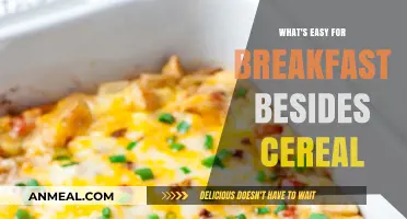 Quick Breakfast Ideas Beyond Cereal: Simple, Healthy, and Delicious Options