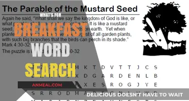 Delicious Morning Fun: What's for Breakfast Word Search Puzzle