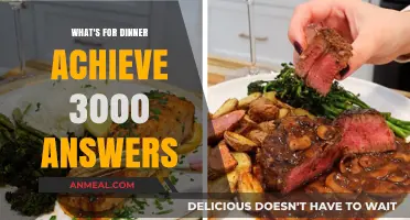 What's for Dinner? Achieve 3000 Answers to Simplify Your Meals