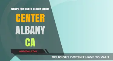 Delicious Dinner Options at Albany Senior Center in Albany, CA