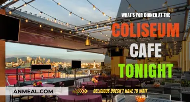 Coliseum Cafe's Dinner Menu Tonight: Delicious Dishes to Discover
