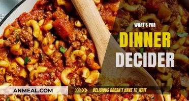What's for Dinner Decider: Quick, Easy, and Delicious Meal Ideas Tonight
