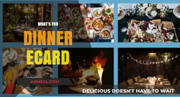 Delicious Dinner Ideas: Send a 'What's for Dinner' Ecard Tonight!