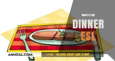 What's for Dinner? ESL Lesson Ideas for Food Vocabulary