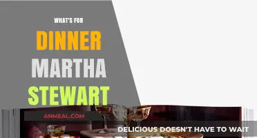Martha Stewart's Dinner Ideas: Quick, Easy, and Delicious Recipes Tonight