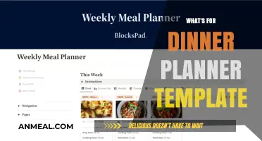 Simplify Your Weeknights: What's for Dinner Planner Template Guide