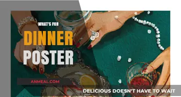 Creative What's for Dinner Poster Ideas to Simplify Meal Planning