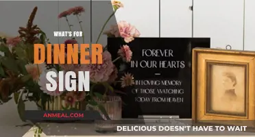 Creative What's for Dinner Sign Ideas to Spice Up Your Kitchen