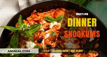 What’s for Dinner, Snookums? Quick, Easy, and Delicious Ideas Tonight!