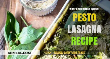 Delicious Pesto Lasagna Recipe for Tonight's Dinner
