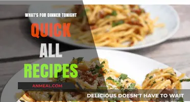 Quick Dinner Ideas: Easy Recipes for Tonight's Meal