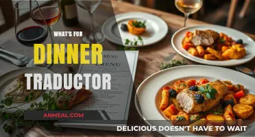 What's for Dinner? Mastering Menu Translation with the Ultimate Traductor