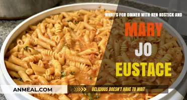 Dinner Delights: Ken Kostick & Mary Jo Eustace's Culinary Adventures