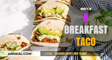 Exploring the Delicious Fillings and Flavors of a Breakfast Taco