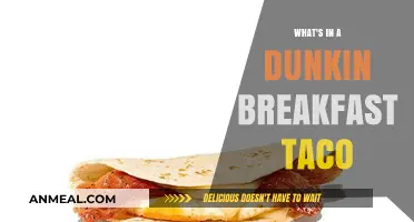 Dunkin's Breakfast Taco: Ingredients, Flavors, and Morning Delight Explained