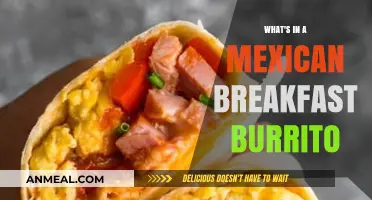 Exploring the Hearty Ingredients of a Traditional Mexican Breakfast Burrito
