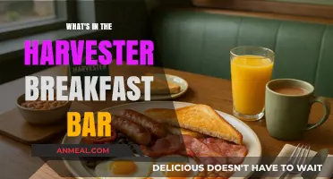 Discover the Delicious Ingredients in Harvester's Breakfast Bar
