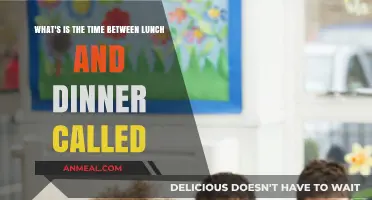 Afternoon Gap: Exploring the Time Between Lunch and Dinner