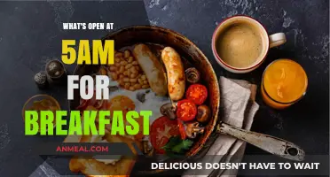 Early Bird's Guide: Where to Find Breakfast at 5 AM