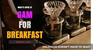 Early Bird's Guide: Top Breakfast Spots Open at 6 AM