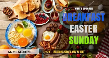 Easter Sunday Breakfast: Discover What's Open Near You This Holiday